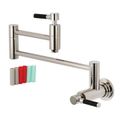 Restorers Concord Wall Mount Kitchen Pot Filler - Leverimage