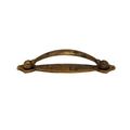 Marella Art Deco Arch Cabinet Pull with Backplateimage