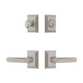 Grandeur Fifth Avenue Square Concealed Screw Entry Set - Carre Leverimage