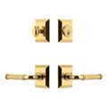 Grandeur Fifth Avenue Square Concealed Screw Entry Set - Soleil Leverimage