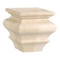 Classic 4 1/2” x 4 1/2” Turned Bun Footimage