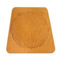 UNFINISHED TAPERED LEATHER CHAIR SEAT WITH GRAPESimage