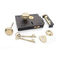 CARPENTERS RIM LOCK SET WITH KNOBSimage
