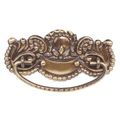 Antique Brass Beaded Victorian Pull - 4 1/2 Inchimage