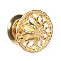 Restorers Classic Brass 1 1/4” Floral Knobimage