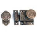 VICTORIAN SCREEN DOOR RIM LOCK SETimage