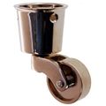 SOLID BRASS ROUND CUP CASTERimage