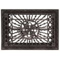 Cast Iron 13 1/2” Sun Design Floor Registerimage