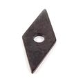 BLACK WROUGHT IRON BACK- PLATEimage