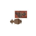ORNATE STEEL TRUNK CORNER /RUST FINISHimage