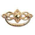 Restorers Classic 4 3/8 Inch Victorian Brass Drawer Pullimage