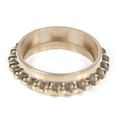 SOLID BRASS BEADED ROUND CASTER RINGimage