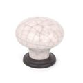 CRACKED PROCELAIN KNOB W/ORB BASEimage