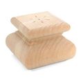 2 1/2” Tall Square Bun Footimage