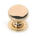 PB SOLID BRASS 5/8 TURNED KNOB W/BACKPLATEimage