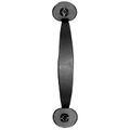Acorn Smooth Iron Cabinet Door Pull With Bean Ends - 3 9/16 Inch Boringimage