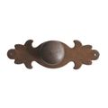 Marella Antique Round Cabinet Knob With Backplateimage