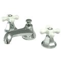 Metropolitan Widespread Lavatory Faucet - Porcelain Crossimage