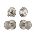 View 5 for Grandeur Georgetown Single Cylinder Windsor Knob Entry Set - Keyed Alike