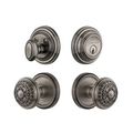 View 4 for Grandeur Georgetown Single Cylinder Windsor Knob Entry Set - Keyed Alike