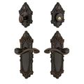 View 4 for Grandeur Grande Victorian Entry Set With Portofino Lever - Keyed Alike