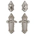 View 3 for Grandeur Grande Victorian Entry Set With Portofino Lever - Keyed Alike