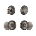 Grandeur Newport Entry Set With Fifth Avenue Knob - Keyed Alikeimage
