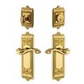 View 4 for Grandeur Windsor Entry Door Set - Portofino Lever - Keyed Differently