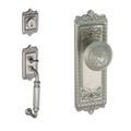 View 5 for Grandeur Windsor Fluted Grip Thumblatch To Windsor Knob Entry Set