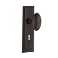 Nostalgic Warehouse New York Passage Interior Door Set With Homestead Knob - With Keyholeimage
