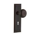 Nostalgic Warehouse New York Privacy Interior Door Set With New York Knob - With Keyholeimage