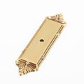 Schaub Versailles Rectangular Backplate For Cabinet Knobimage