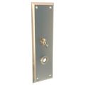 Restorers Classic 10 Inch Plain Backplate Only With Thumbturnimage