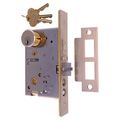 Restorers Classic Knob To Handle Entry Mortise Door Lock - 2 1/2 Inch Backsetimage