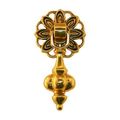 Restorers Classic Small Floral Pendant Drop Pullimage