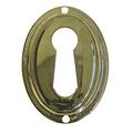 Restorers Classic Tall Oval Stamped Keyhole Escutcheonimage