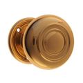 Restorers Classic Dummy Embossed 2 1/4 Inch Forged Door Set With Rings Hollow Brass Knobsimage