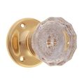 Restorers Classic Dummy Plain 2 1/4 Inch Stamped Door Set With Fluted Glass Knobsimage