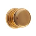 Restorers Classic Dummy Ringed 2 3/4 Inch Forged Door Set With Plain Hollow Brass Knobsimage