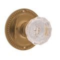 Restorers Classic Passage Rope 3 1/4 Inch Forged Door Set With Fluted Glass Knobsimage