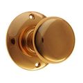 Restorers Classic Privacy Plain 3 1/4 Inch Forged Door Set With Plain Hollow Brass Knobsimage
