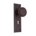Restorers Classic Interior Mortise Lock Plain Hollow Door Knob Setimage