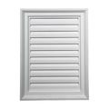Restorers Architectural 18 Inch Vertical Rectangle Urethane Decorative Gable Ventimage