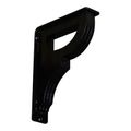 Restorers Architectural Bradford Wrought Iron/Steel Triple Brace Bracketimage