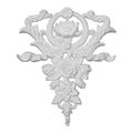 Restorers Architectural Flower & Wreath Drop Urethane Onlay Appliqueimage