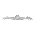 Restorers Architectural Quentin Shell & Scroll Urethane Onlay Appliqueimage