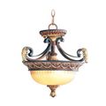 Livex Lighting Villa Verona Convertible 15 1/4 Inch Chain Or Semi Flush Lightimage
