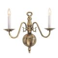 Livex Lighting Williamsburgh 2 Light Scroll Wall Sconceimage