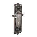 Nostalgic Warehouse Egg & Dart Plate Interior Mortise Door Set With Parlor Leversimage