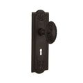 Nostalgic Warehouse Meadows Plate Interior Mortise Door Set With Victorian Knobsimage